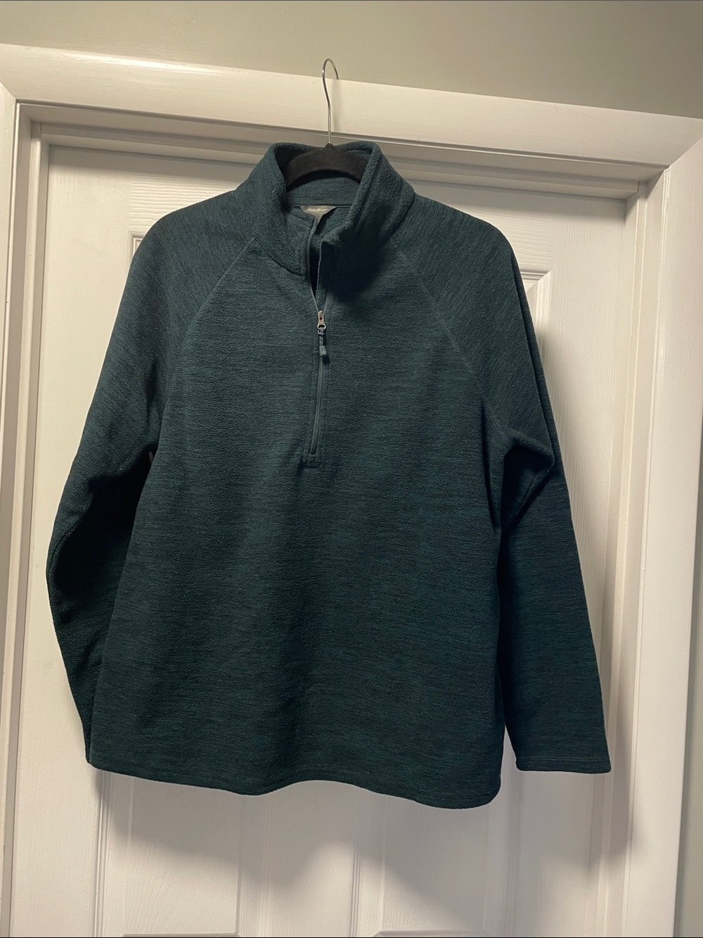 Eddie Bauer Women’s Quarter-Zip Sweater in Dark Teal